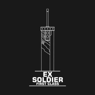 The ex-soldier sword (white) T-Shirt