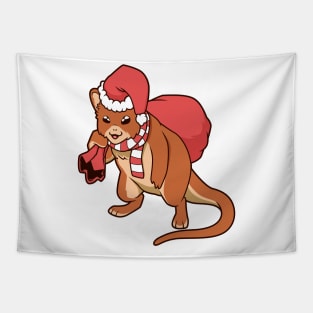 Tree kangaroo Christmas Tapestry