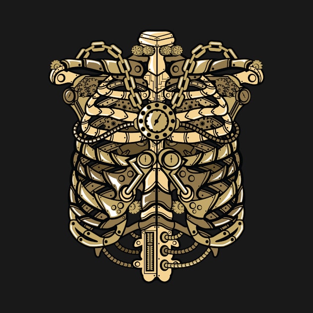 Steampunk-Ribcage by Eoli Studio