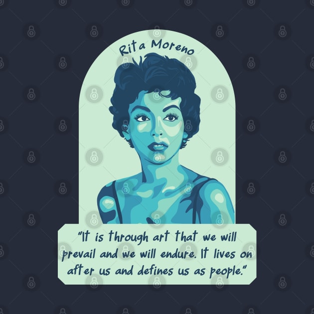 Rita Moreno Portrait by Slightly Unhinged