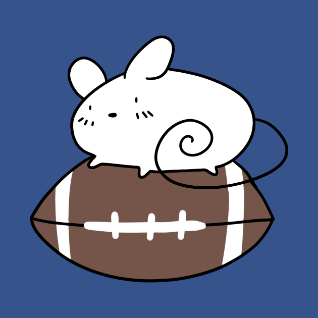 White Mouse and Football by saradaboru