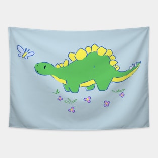 Cute Stegosaurus Tapestry