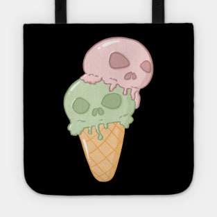 Skull ice cream Tote