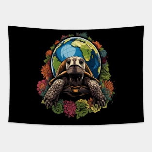 Tortoise Earth Day Tapestry