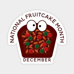 National Fruitcake Month, cute kawaii fruitcake Magnet