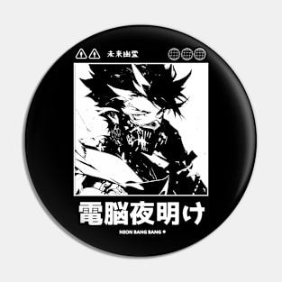 Japanese Cyberpunk Anime Techwear Pin