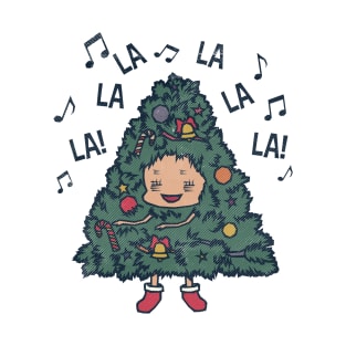 Christmas Tree Charmy La La La T-Shirt