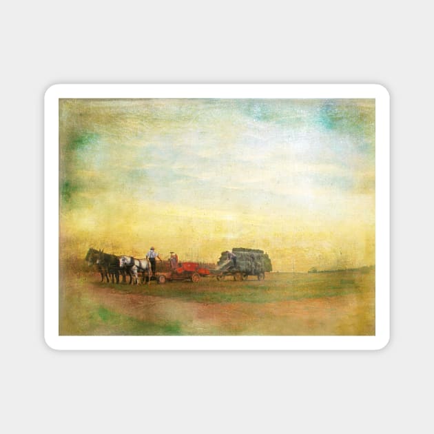 Golden Inspiration Magnet by Susan Werby