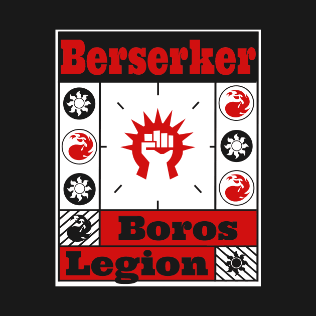 Boros Legion | Berserker | MTG Guild White & Red Design by ChristophZombie