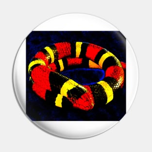 Coral snake Pin