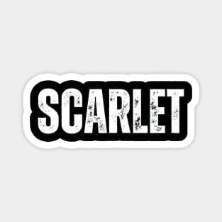 Scarlet Name Gift Birthday Holiday Anniversary Magnet