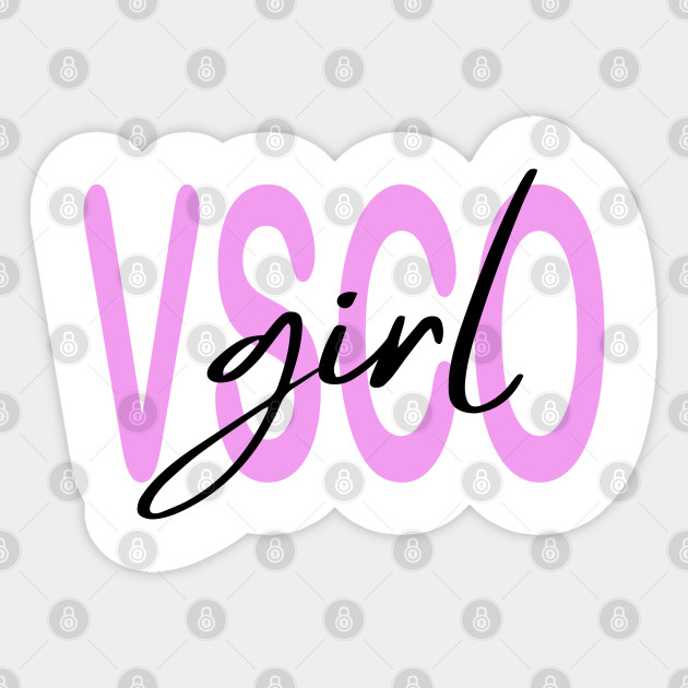 Vsco Girl Stickers Pink