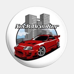 Toyota Supra a80 art Pin