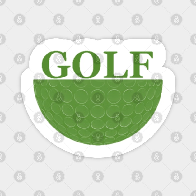 Golf Ball Magnet by Moses77