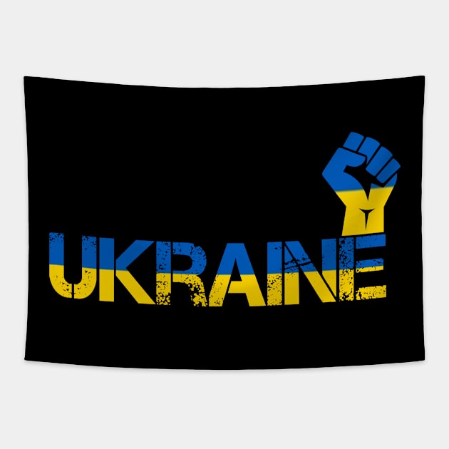 Ukraine Strong,Ukranian Tapestry by Mima_SY