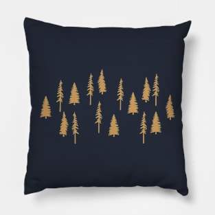 Ancient Forest (Autumn Yellow) Pillow