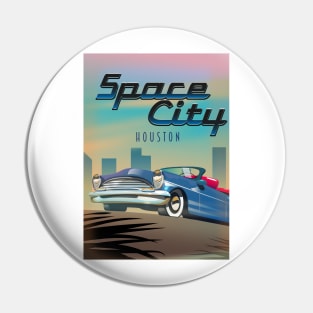 Space City Houston Pin