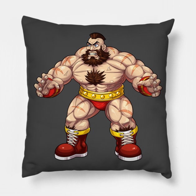 Zangief Pillow by BEU BEU