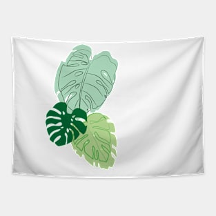 Monstera Leaves Tapestry