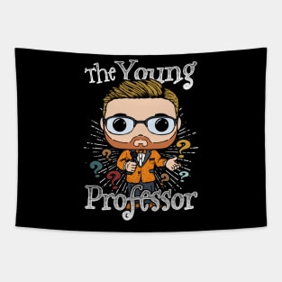 Young Professor Orange Tapestry