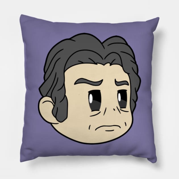 Robert Hammond Pillow by hangryyeena