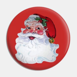 Vintage Santa Claus Jolly Face and Rosy Cheeks Pin