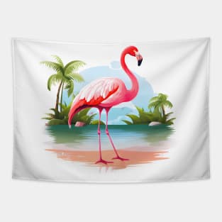 Cool Flamingo Tapestry