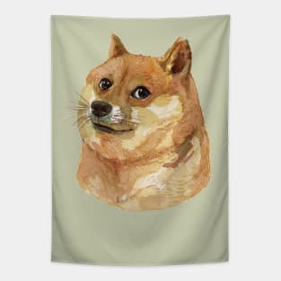 LITTLE DOG Siba dog DOGECOIN Tapestry