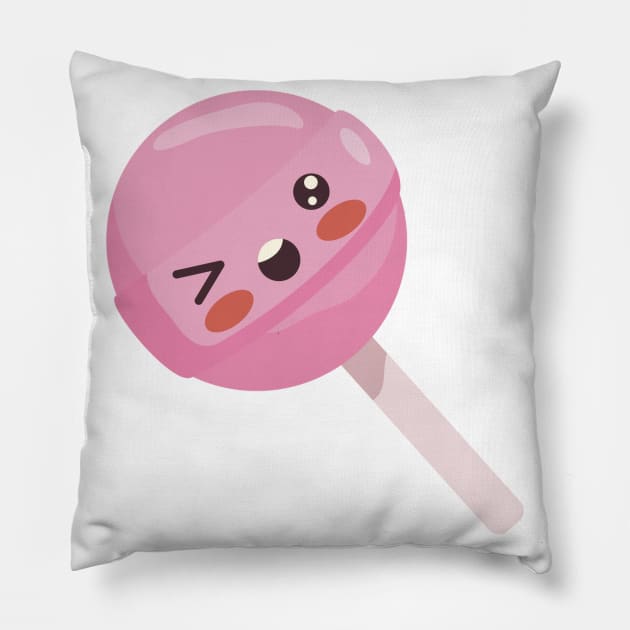 Cute Kawaii Lollipop Pillow by MajorCompany