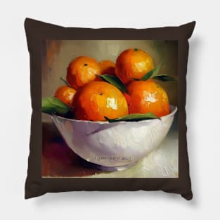 Bowl of Oranges Pillow