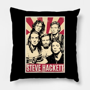 Retro Vintage Steve Hackett 1977s Pillow