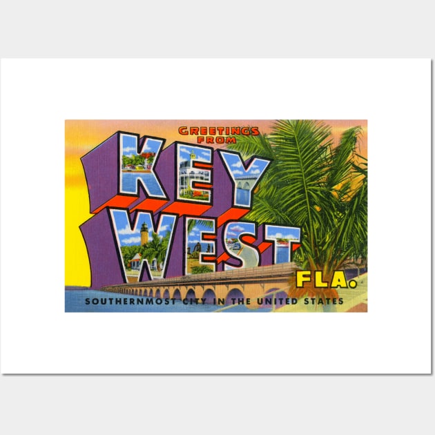 Vintage Postcard The Western Union In Sunset Of Key West Florida United  States