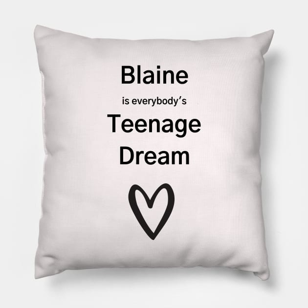 Glee/Blaine/Teenage Pillow by Said with wit