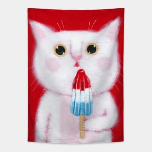 Kitty Ice Cream Pop Tapestry