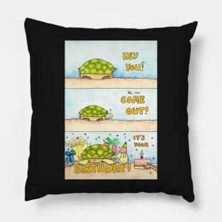 Tortoise Birthday Pillow