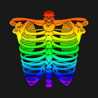 Rainbow Ribcage T-Shirt