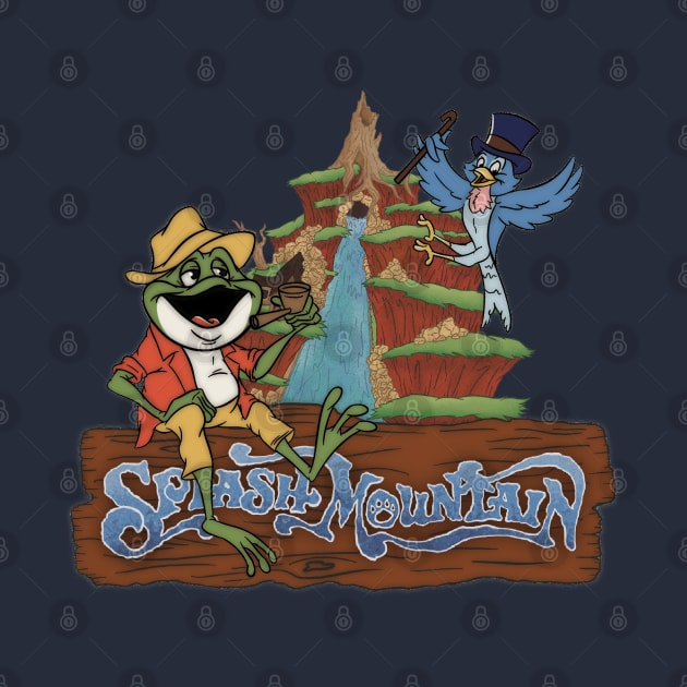 Splash Mountain Brer Frog & Mr Bluebird by Legend of Louis Design Co.