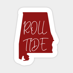 Alabama Roll Tide Red Magnet