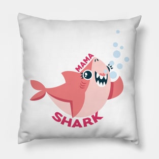 mama shark funny shirts for women Pillow