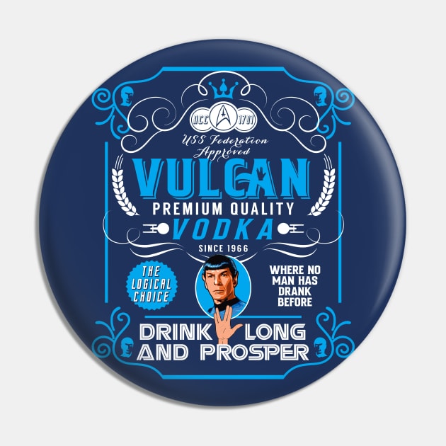 Vulcan Vodka Dks Pin by Alema Art