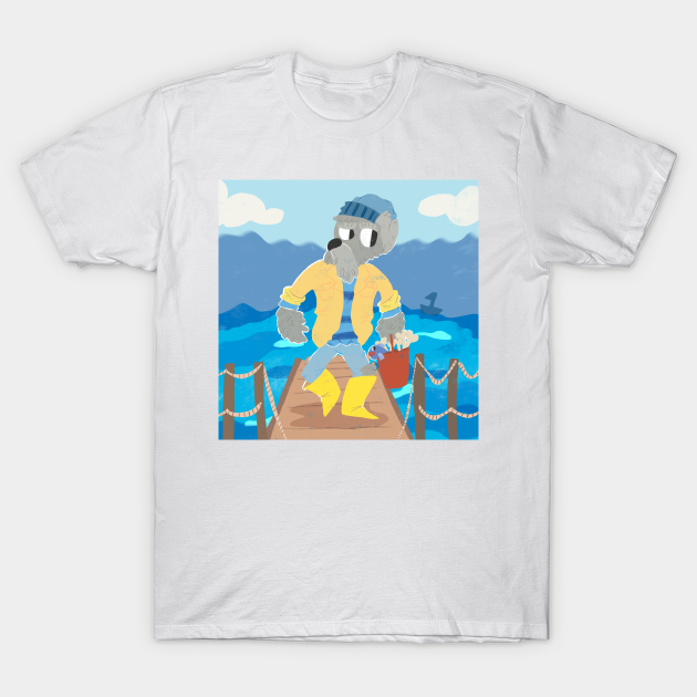 Discover fisherman schnauzer - Schnauzer - T-Shirt