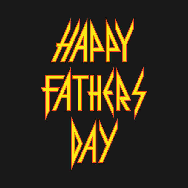 Def Leppard Father's Day Card | Happy Fathers Day Design by LTFRstudio