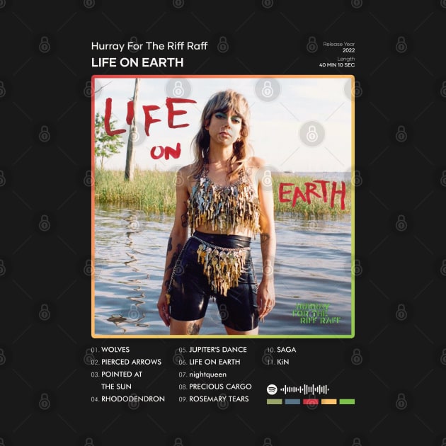 Hurray For The Riff Raff - LIFE ON EARTH Tracklist Album by 80sRetro