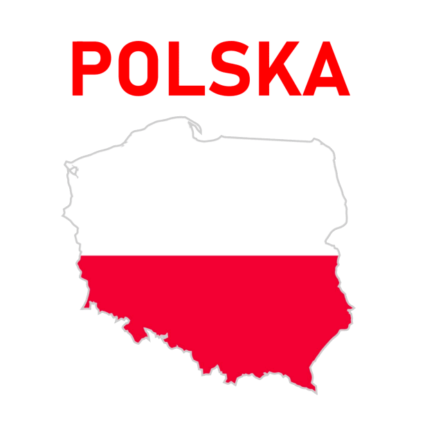 Poland Outline by Rydoo Designs