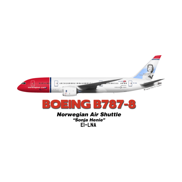 Boeing B787-8 - Norwegian Air Shuttle "Sonja Henie" by TheArtofFlying