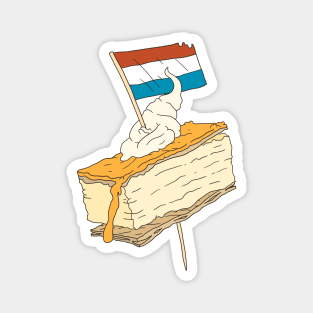 tompoes with dutch flag. Magnet