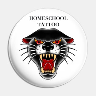 HomeSchoolTattoo Pantherhead Pin