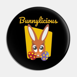 Easter Bunny Delicious Chocolate Lovers Pin