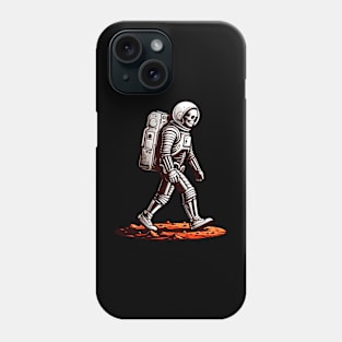 Astronaut Skeleton Phone Case