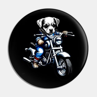 BIKER PUPPY Pin